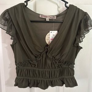 Gypsies & Moondust Boho Crop Top | New